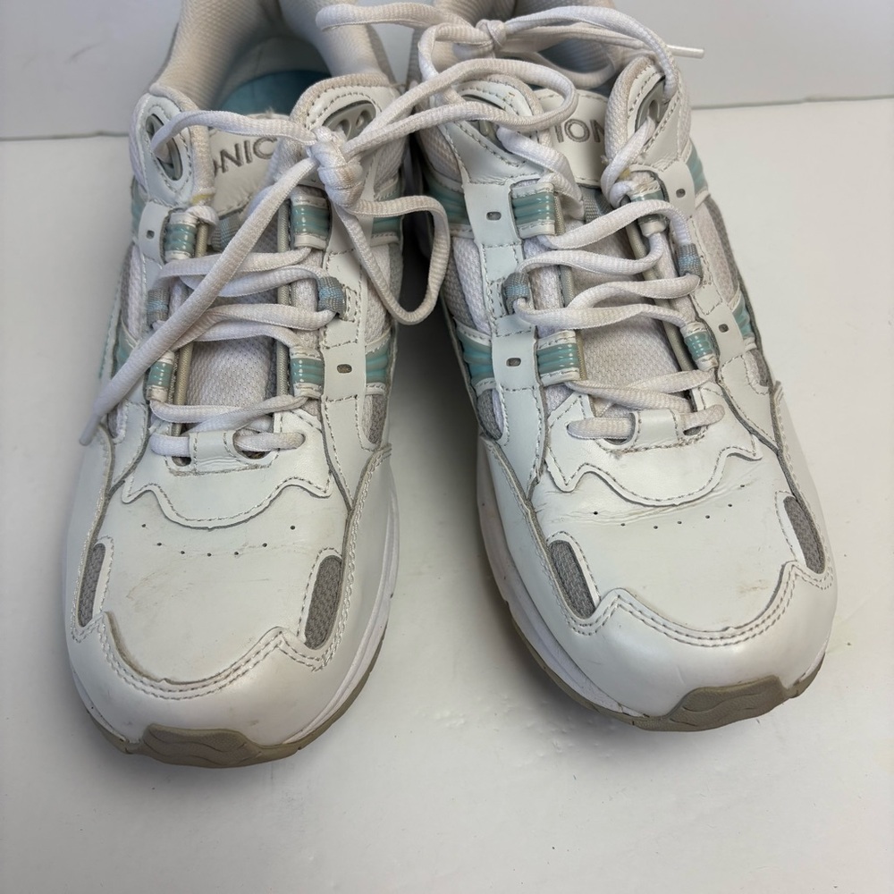 Vionic Walker White Gray Teal Athletic Sneakers W… - image 3